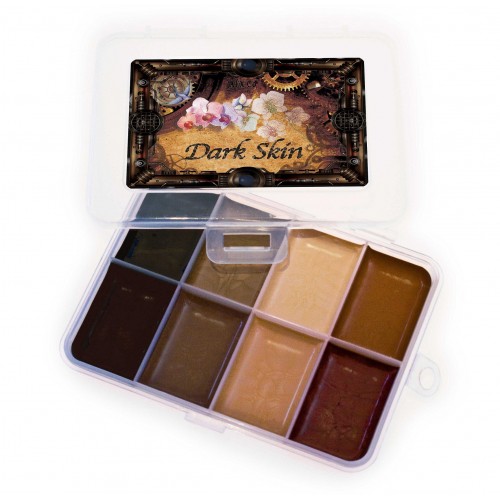 Bluebird Inks Dark Skin Palette