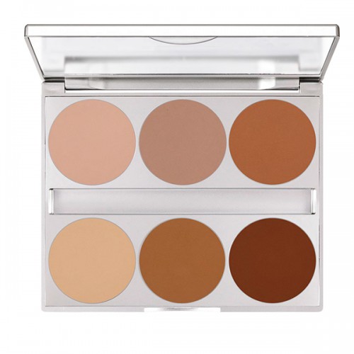 Kryolan Dual Finish Palette – 6 Colours