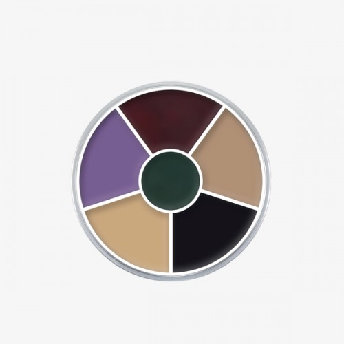 Kryolan 6 Colour Black Eye Wheel