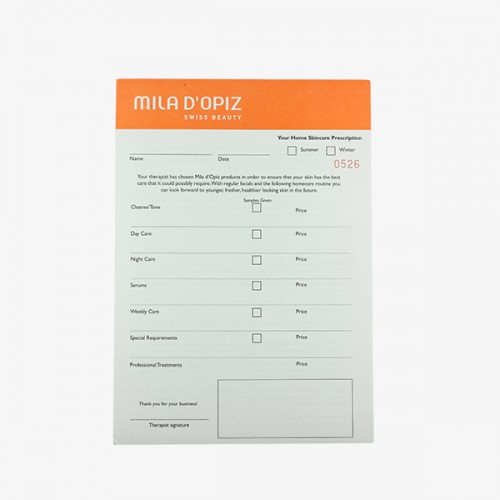 Mila d'Opiz Prescription Pad