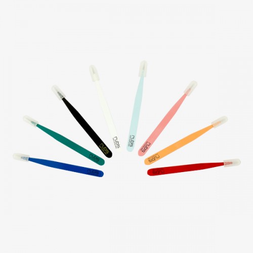 Rubis Pointed Tweezers - Coloured